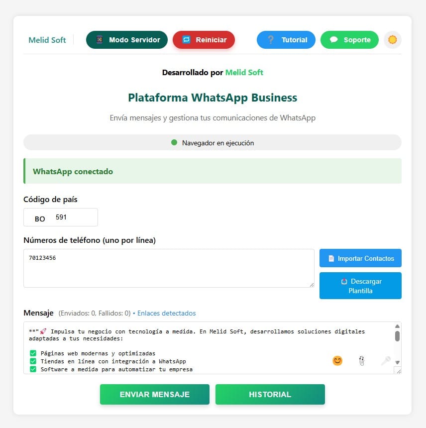 WhatsApp Sender